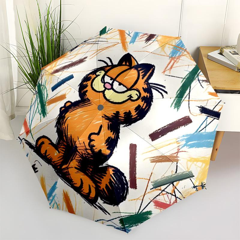 1pc Garfield Automatic Open/Close Umbrella - Compact Travel Umbrella with 8-Rib Durable Frame, Portable for Commuting, yy251023025
1pc Garfield Automatic Open/Close Umbrella - Compact Travel Umbrella with 8-Rib Durable Frame, Portable for Commuting, yy251023025