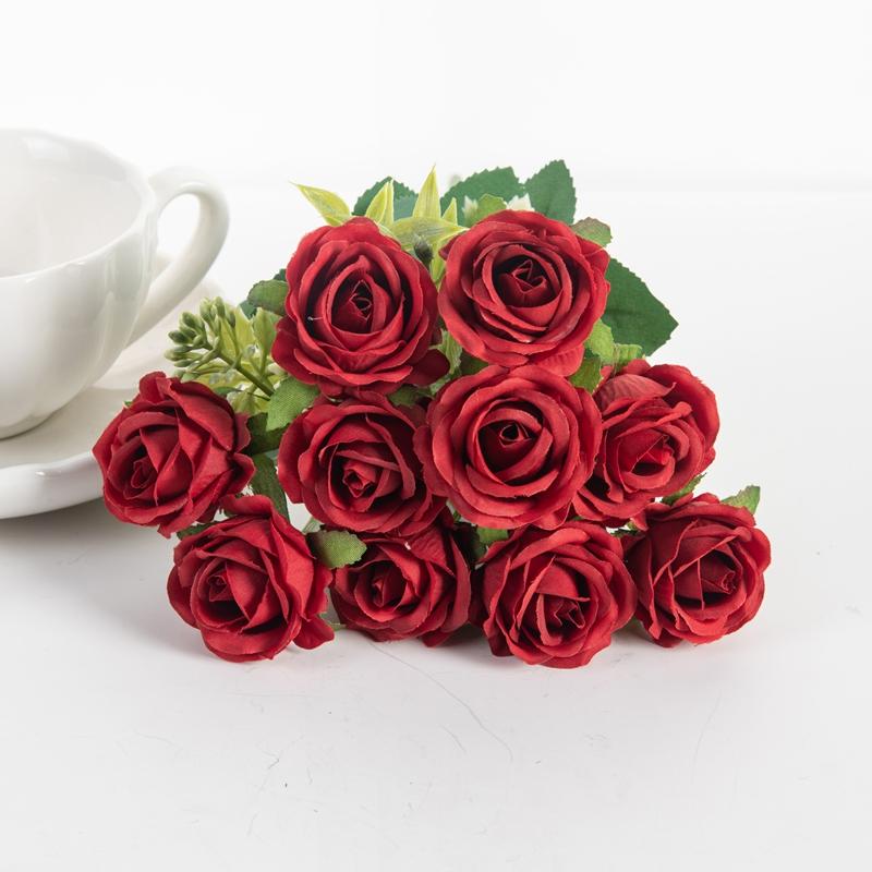 10 Heads Artificial Flowers Scrapbooking Silk Roses Wedding Party Bouquets Household Products Vases for Home Festival Decoration 1pc красный
10 Heads Artificial Flowers Scrapbooking Silk Roses Wedding Party Bouquets Household Products Vases for Home Festival Decoration 1pc красный