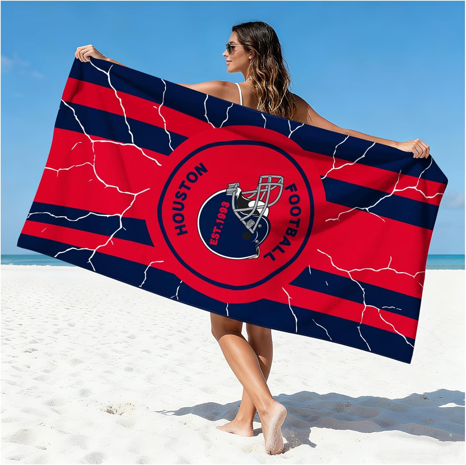 Miami Football Fan Beach Towel, Aqua and Orange Team Color Design Quick-Dry Sand-Free Bath Towel, Unique Gift for Men W40*H60(CM)
Miami Football Fan Beach Towel, Aqua and Orange Team Color Design Quick-Dry Sand-Free Bath Towel, Unique Gift for Men W40*H60(CM)