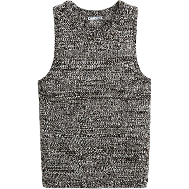 Zara Comfortable Knitted Round Neck Sleeveless T-Shirt Men Tops Chocolate 5536302-717 L
Zara Comfortable Knitted Round Neck Sleeveless T-Shirt Men Tops Chocolate 5536302-717 L