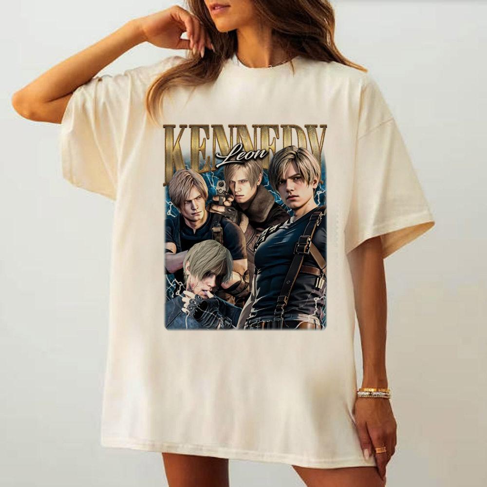 Leon Kennedy t shirt girl Digital Gothic Trendy aesthetic Comfortable anime t shirt kawaii Women hip hop Psychedelic S
Leon Kennedy t shirt girl Digital Gothic Trendy aesthetic Comfortable anime t shirt kawaii Women hip hop Psychedelic S