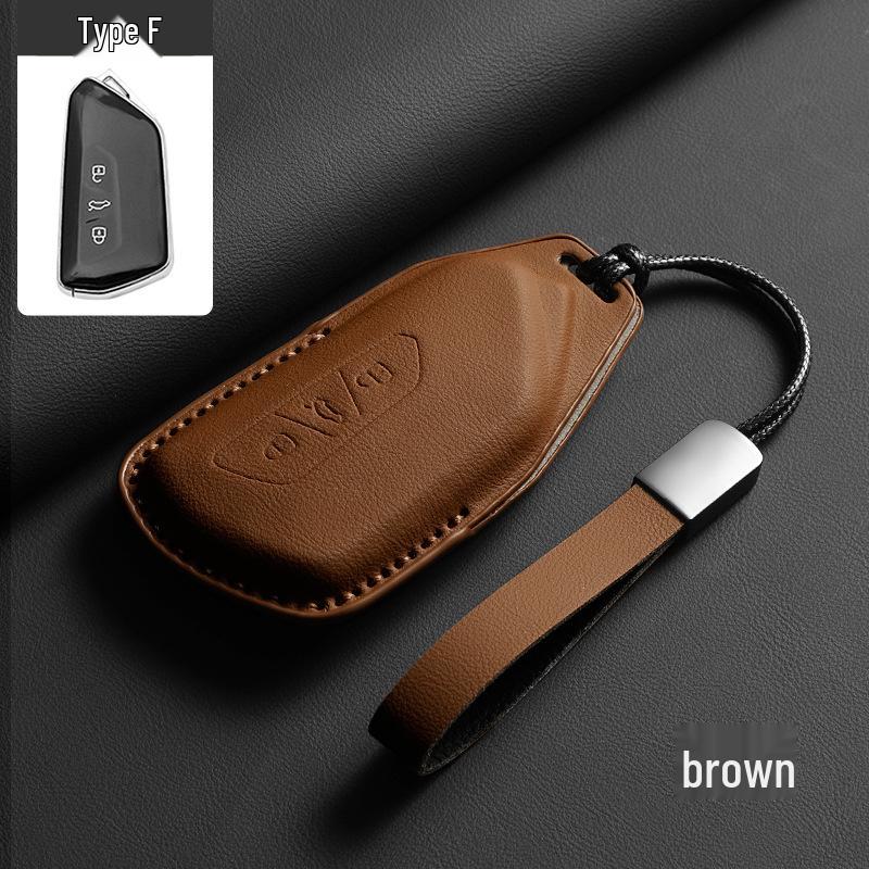 Compatible with Volkswagen ID.3, ID.4 Crozz, Tan Yue ID.6X, Ling Du L, Tan Jing, Tayron L genuine leather key case.
Compatible with Volkswagen ID.3, ID.4 Crozz, Tan Yue ID.6X, Ling Du L, Tan Jing, Tayron L genuine leather key case.