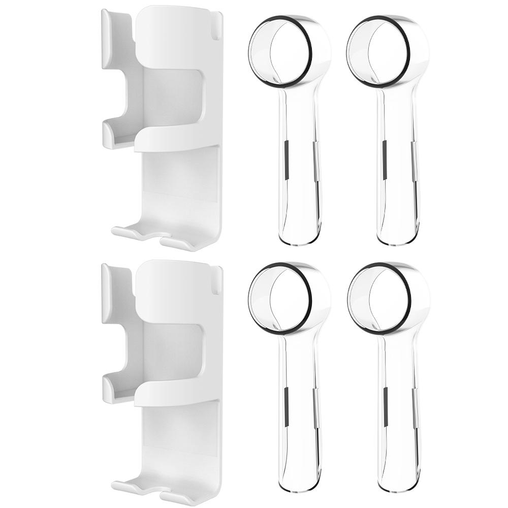 4 Brush Heads Dustproof Protective Cover Caps & 2 Toothbrush Holders Compatible with Oral B Electric Toothbrushes, for 1000 7000
4 Brush Heads Dustproof Protective Cover Caps & 2 Toothbrush Holders Compatible with Oral B Electric Toothbrushes, for 1000 7000