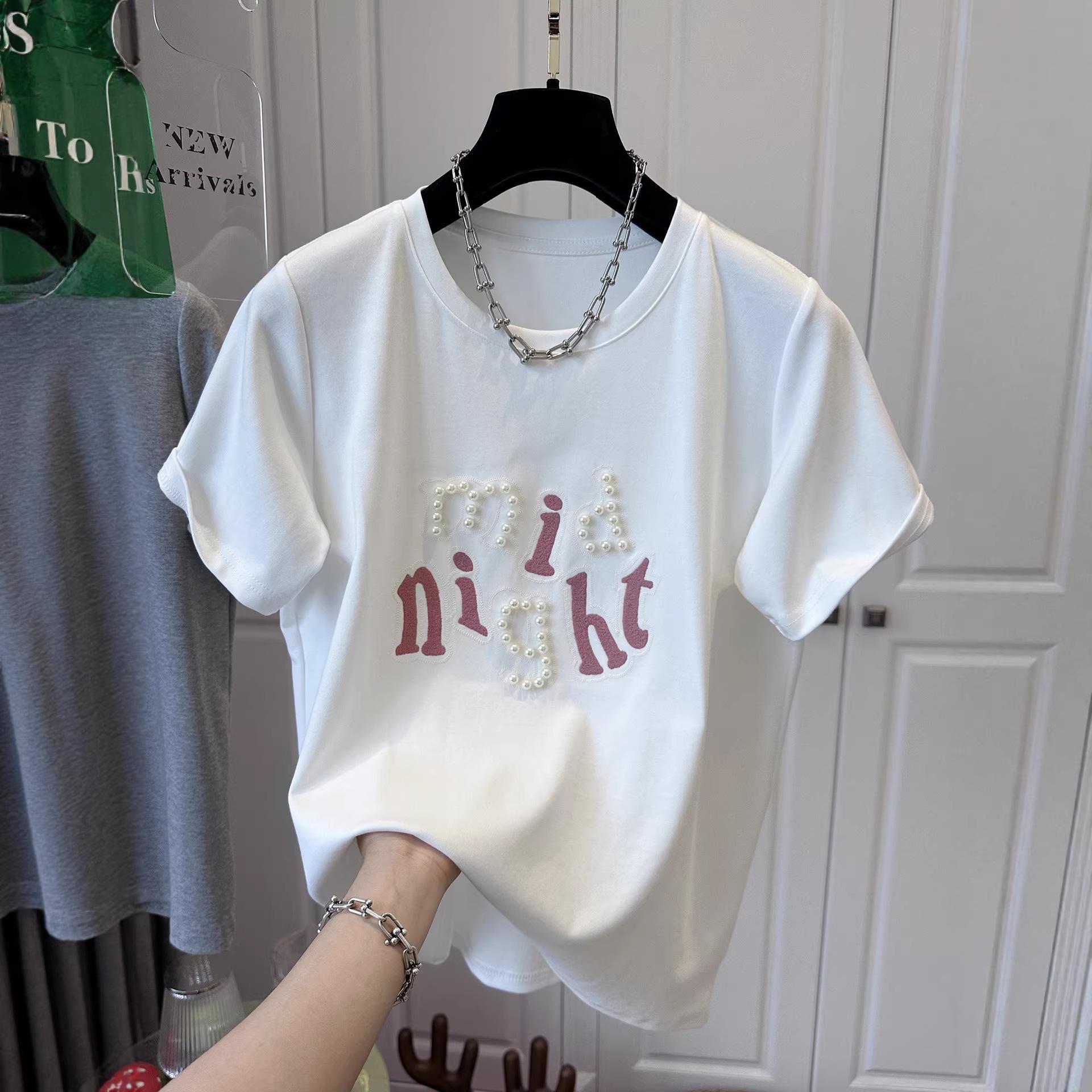 220g Trendy Brand Cotton Extra Large Beaded Embroidered Round Neck Loose Short Sleeve T-Shirt XXL fits 190-240 jin чорний
220g Trendy Brand Cotton Extra Large Beaded Embroidered Round Neck Loose Short Sleeve T-Shirt XXL fits 190-240 jin чорний