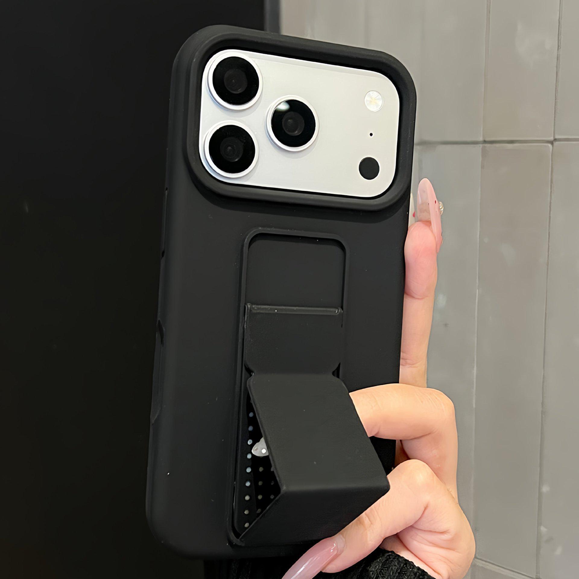 iPhone 17 Pro Max Liquid Silicone Foldable Strap Stand Anti-fall Protective Case 13 Pro Max чёрный
iPhone 17 Pro Max Liquid Silicone Foldable Strap Stand Anti-fall Protective Case 13 Pro Max чёрный