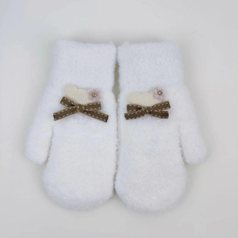 Winter Women s Gloves Warm Double Layer Thick Anti Cold Cute Plush Bow Gloves білий
Winter Women s Gloves Warm Double Layer Thick Anti Cold Cute Plush Bow Gloves білий