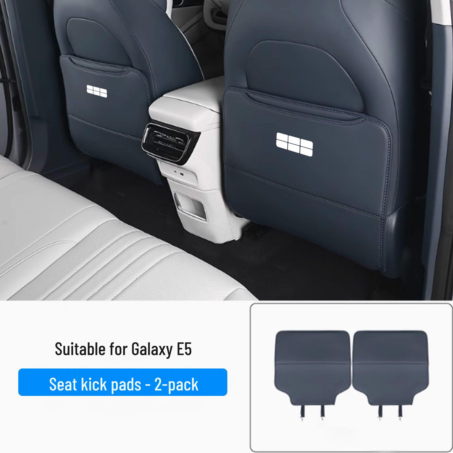 Galaxy E5 Rear Seat Kick Mats: Protective Cover & Storage Bag
Galaxy E5 Rear Seat Kick Mats: Protective Cover & Storage Bag