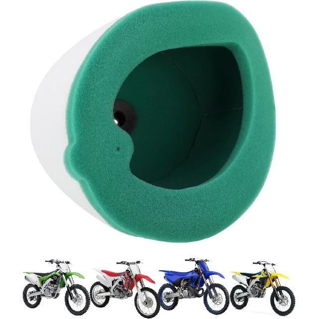 Dirt Bike Air Filter Cleaner for YZ 125/250/250F/250X/400F/426F/450F, CR 125R/250R, CRF 250R/250X/450R/450X, KX 125/250/250F, RM 125/250, RMZ 1-Pack
Dirt Bike Air Filter Cleaner for YZ 125/250/250F/250X/400F/426F/450F, CR 125R/250R, CRF 250R/250X/450R/450X, KX 125/250/250F, RM 125/250, RMZ 1-Pack