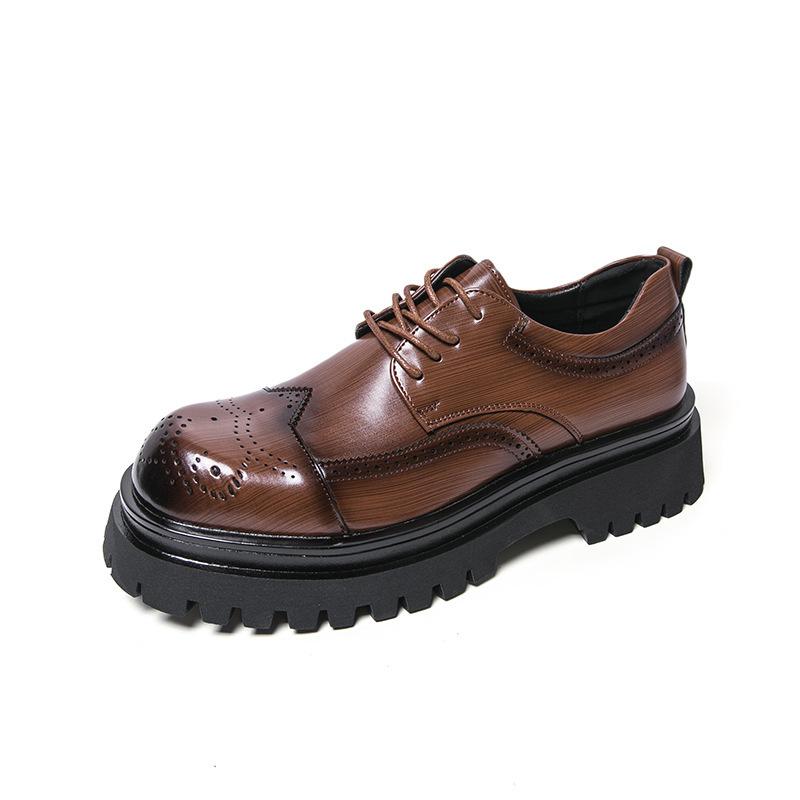 Brock engraved shoes men s platform dress leather shoes men s business casual shoes wedding trend versatile fashion 46 коричневий
Brock engraved shoes men s platform dress leather shoes men s business casual shoes wedding trend versatile fashion 46 коричневий