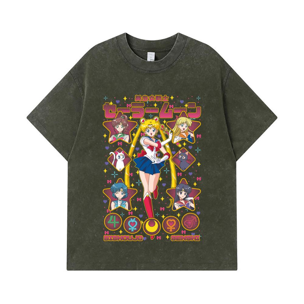 275 GSM Washed T-shirts 100% Cotton Sailor Moon V1 Print Unisex Heavy Cotton T Shirt S
275 GSM Washed T-shirts 100% Cotton Sailor Moon V1 Print Unisex Heavy Cotton T Shirt S