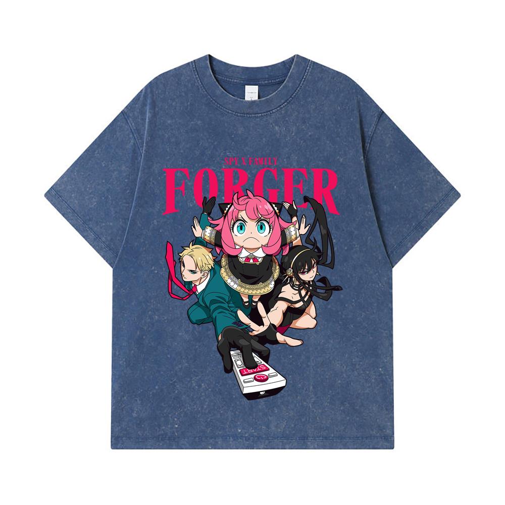 275 GSM Washed T-shirts 100% Cotton Spy x Family V1 Forger Print Unisex Heavy Cotton T Shirt 2XL королівський синій колір
275 GSM Washed T-shirts 100% Cotton Spy x Family V1 Forger Print Unisex Heavy Cotton T Shirt 2XL королівський синій колір
