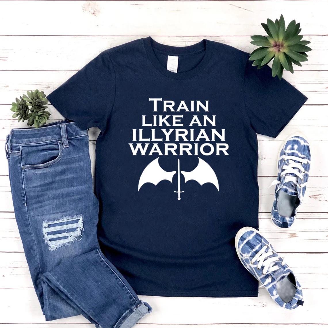 Футболка Train Like An Illyrian Warrior, футболка ACOTAR Bookish Gift, футболка SJM Acotar, женская футболка с коротким рукавом, повседневные топы, футболка XXXL темно-синий
Футболка Train Like An Illyrian Warrior, футболка ACOTAR Bookish Gift, футболка SJM Acotar, женская футболка с коротким рукавом, повседневные топы, футболка XXXL темно-синий
