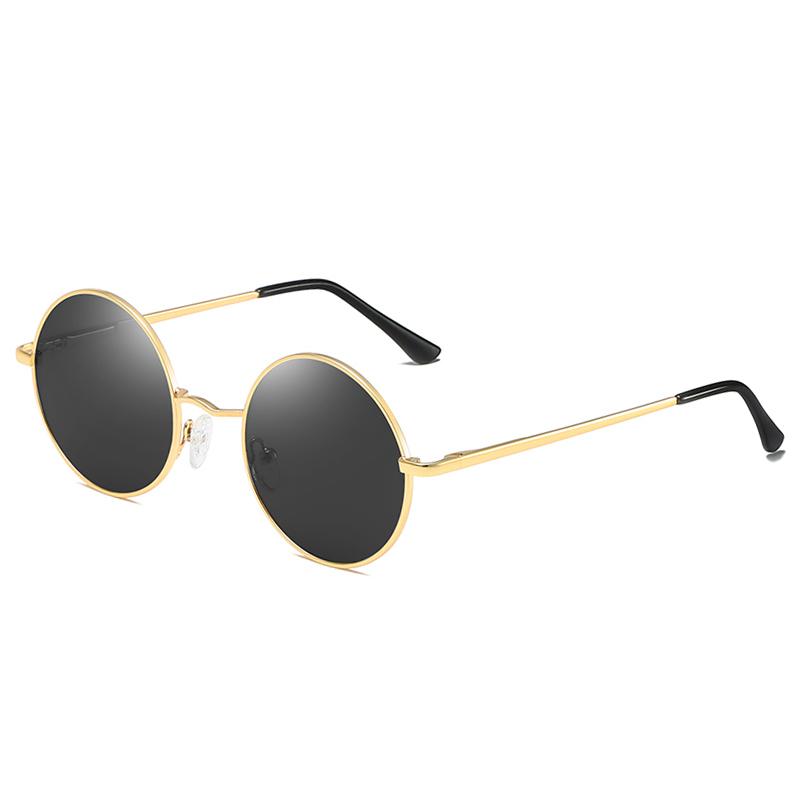 Retro Round Polarized Sunglasses Men Brand Designer Sun Glasses Vintage Women Alloy Metal Frame Black Lens Eyewear Driving UV400 золотий
Retro Round Polarized Sunglasses Men Brand Designer Sun Glasses Vintage Women Alloy Metal Frame Black Lens Eyewear Driving UV400 золотий