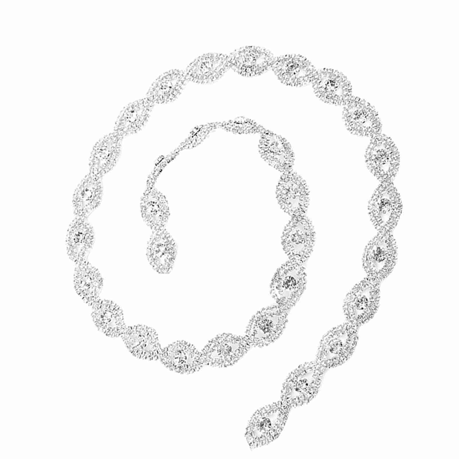 1 ярд сверкающая лента со стразами цепочка-коготь DIY декор 1,5 см ширина White diamond
1 ярд сверкающая лента со стразами цепочка-коготь DIY декор 1,5 см ширина White diamond