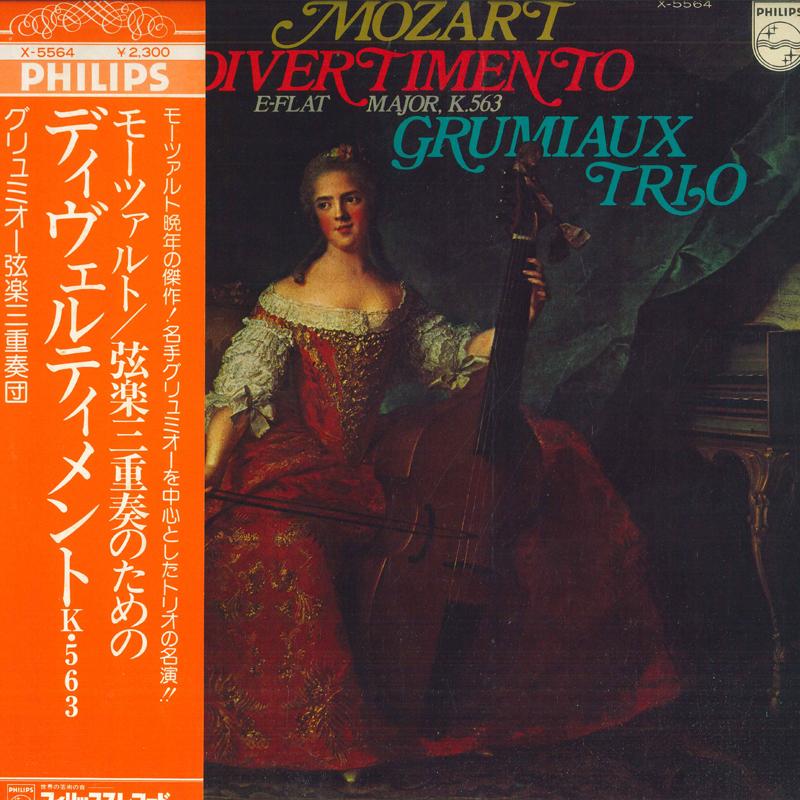 LP Record - Mozart: Divertimento for string tri X5564 PHILIPS 1974 Japan Obi Classical
LP Record - Mozart: Divertimento for string tri X5564 PHILIPS 1974 Japan Obi Classical