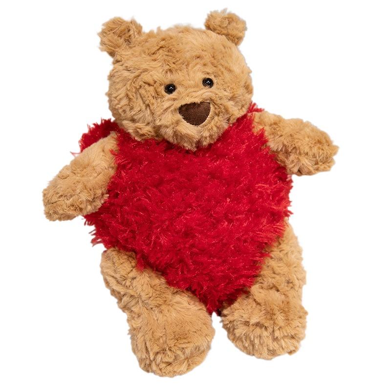 Creative Brown Bear Wearing Red Heart Stuffed Lovely Bear Baby Doll Sofa Pillow Holiday Celebration Cute Valentine S Day Gift червоний/коричневий
Creative Brown Bear Wearing Red Heart Stuffed Lovely Bear Baby Doll Sofa Pillow Holiday Celebration Cute Valentine S Day Gift червоний/коричневий