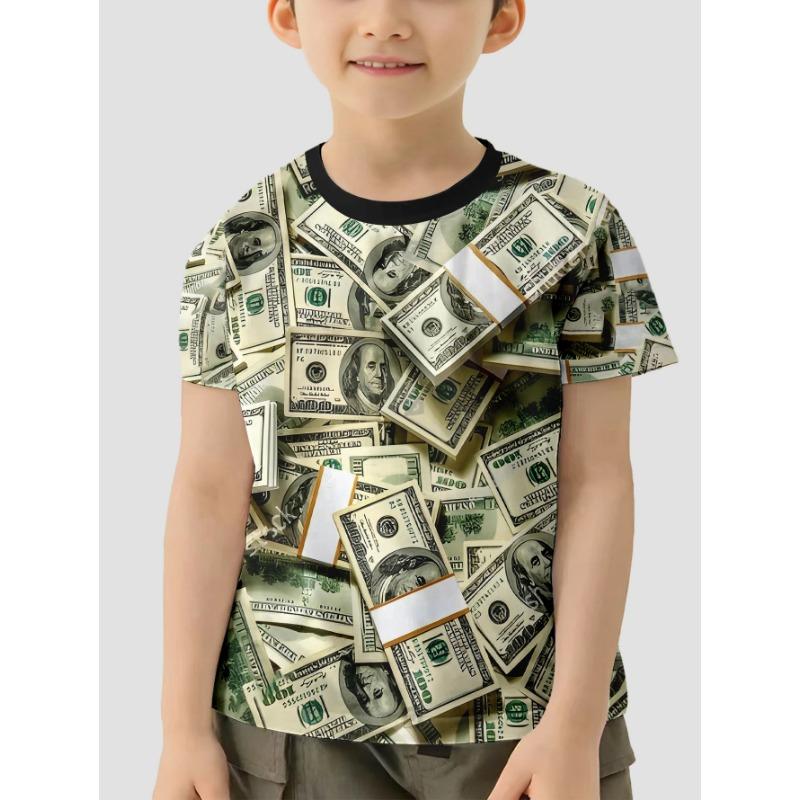 Летняя детская новая модная футболка с 3D-скрипкой, цифровым принтом, круглым вырезом, коротким рукавом, свободная дышащая футболка 160
Летняя детская новая модная футболка с 3D-скрипкой, цифровым принтом, круглым вырезом, коротким рукавом, свободная дышащая футболка 160