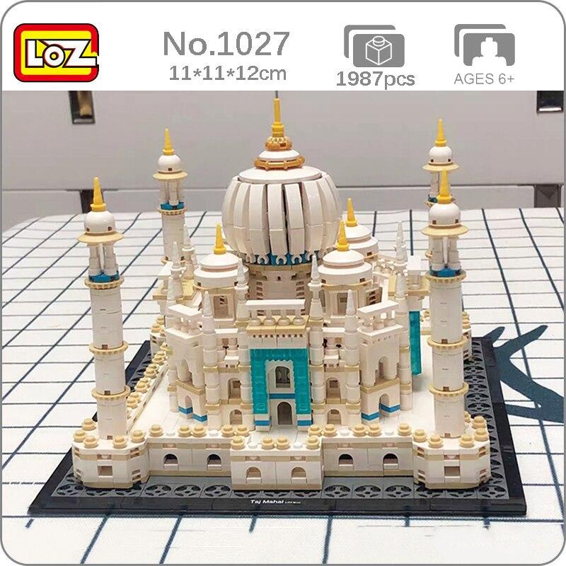 LOZ 1027 всемирно известная архитектура Индия Тадж-Махал дворец башня 3D модель DIY мини-блоки кирпичи строительные игрушки без коробки
LOZ 1027 всемирно известная архитектура Индия Тадж-Махал дворец башня 3D модель DIY мини-блоки кирпичи строительные игрушки без коробки