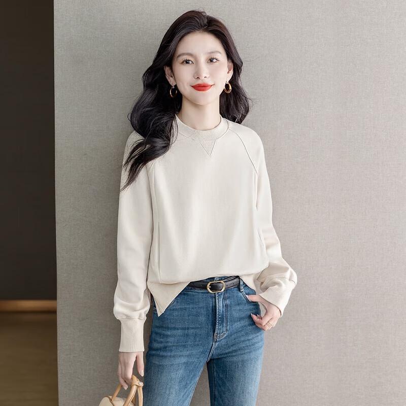 Sybelle Women s Round Neck Split Hem Pullover Sweatshirt L
Sybelle Women s Round Neck Split Hem Pullover Sweatshirt L