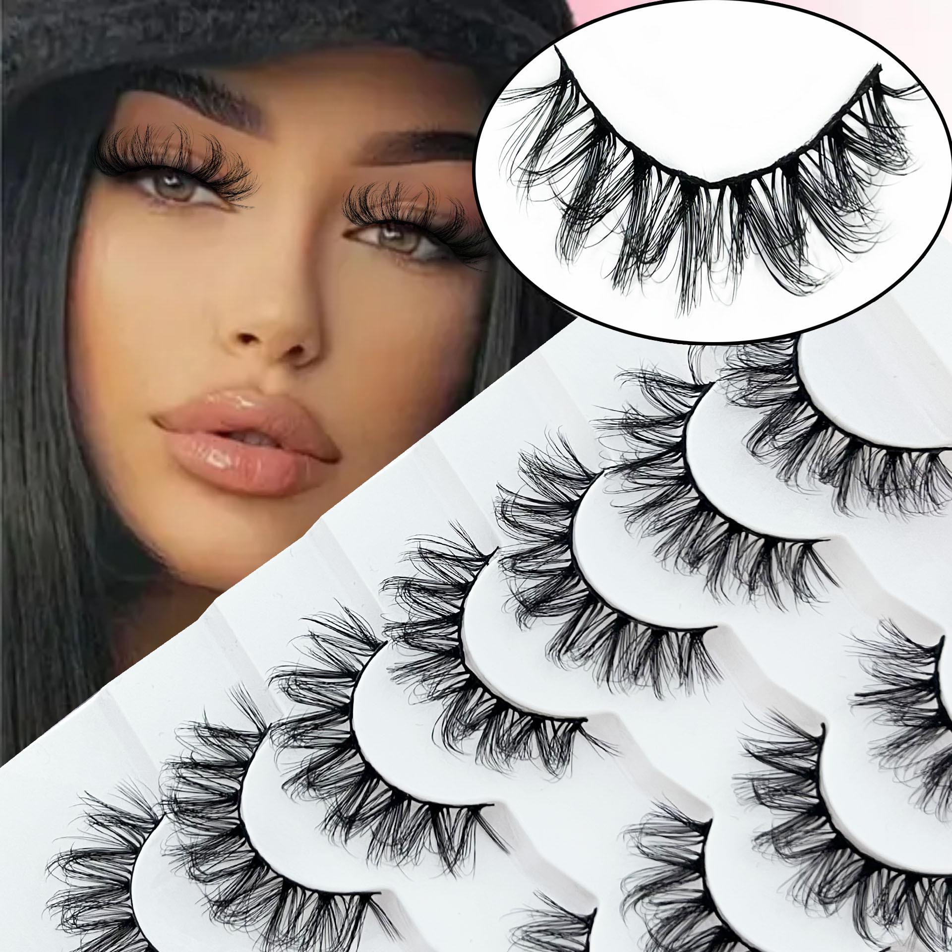 European and American Style Faux Mink Fur Eyelashes: Frizzy, Multi-Layer, Dense & Curled (7-Pair Pack)
European and American Style Faux Mink Fur Eyelashes: Frizzy, Multi-Layer, Dense & Curled (7-Pair Pack)