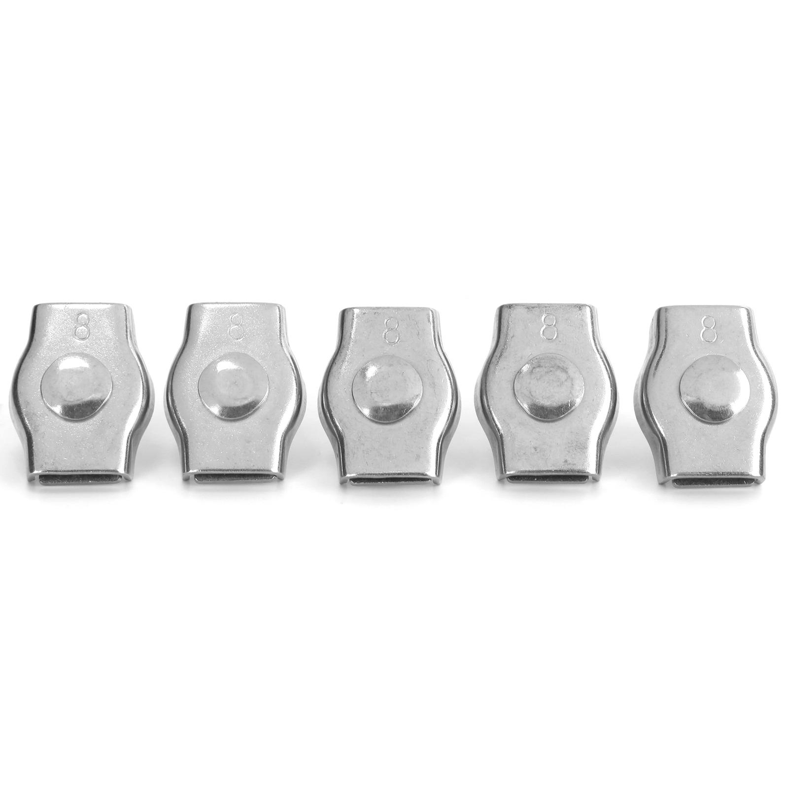 5PCS Rope Clamp Simplex Stainless Steel Marine Hardware Fixation for Forestry Machinery 8MM
5PCS Rope Clamp Simplex Stainless Steel Marine Hardware Fixation for Forestry Machinery 8MM