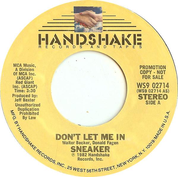 7-дюймовая пластинка SNEAKER - Не пускай меня WS902714 Handshake Recor 1982 US Рок Б/У
7-дюймовая пластинка SNEAKER - Не пускай меня WS902714 Handshake Recor 1982 US Рок Б/У
