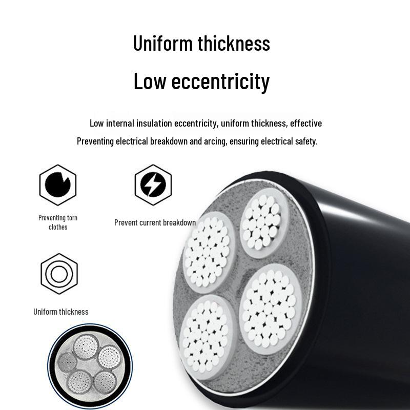 Flame Retardant YJLV22 Steel Armored Aluminum Cable, 3/4/5 Cores, 0.6-1kV, for Direct Buried Construction Site Use 2x10mm²
Flame Retardant YJLV22 Steel Armored Aluminum Cable, 3/4/5 Cores, 0.6-1kV, for Direct Buried Construction Site Use 2x10mm²