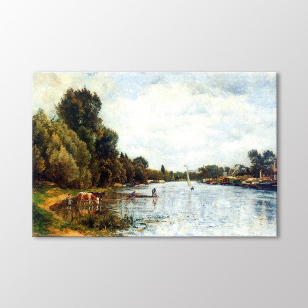 Картина реки Сены в Аржантее
Картина реки Сены в Аржантее