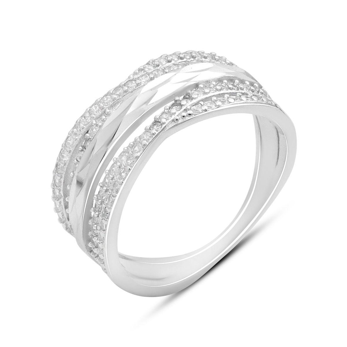 Срібний перстень з фіанітами, вага виробу 3,49 гр (2185659) 17 білий
Срібний перстень з фіанітами, вага виробу 3,49 гр (2185659) 17 білий