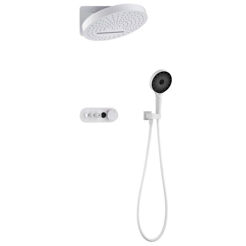 VGX Digital Shower System Concealed Shower Set Bathroom Temperature Display Shower System Rainlfall Bathroom Showers Brass Black 12 inch&G1/2
VGX Digital Shower System Concealed Shower Set Bathroom Temperature Display Shower System Rainlfall Bathroom Showers Brass Black 12 inch&G1/2