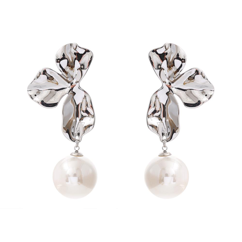 Yhpup 2026 Simulated Pearls Flower Drop Earrings Stainless Steel Gold Platinum Color PVD Plated Popular Statement Jewelry Gift
Yhpup 2026 Simulated Pearls Flower Drop Earrings Stainless Steel Gold Platinum Color PVD Plated Popular Statement Jewelry Gift