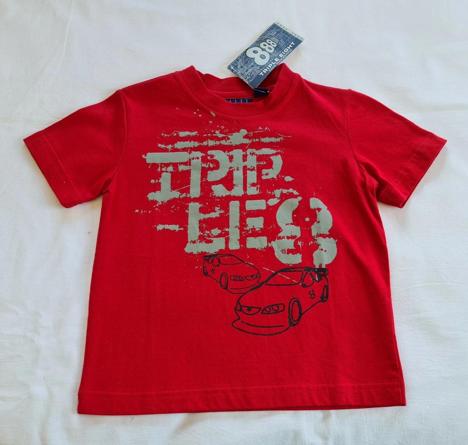 Triple Eight 888 Race Engineering Boys Red Printed Short Sleeve T Shirt Size 2 XL
Triple Eight 888 Race Engineering Boys Red Printed Short Sleeve T Shirt Size 2 XL