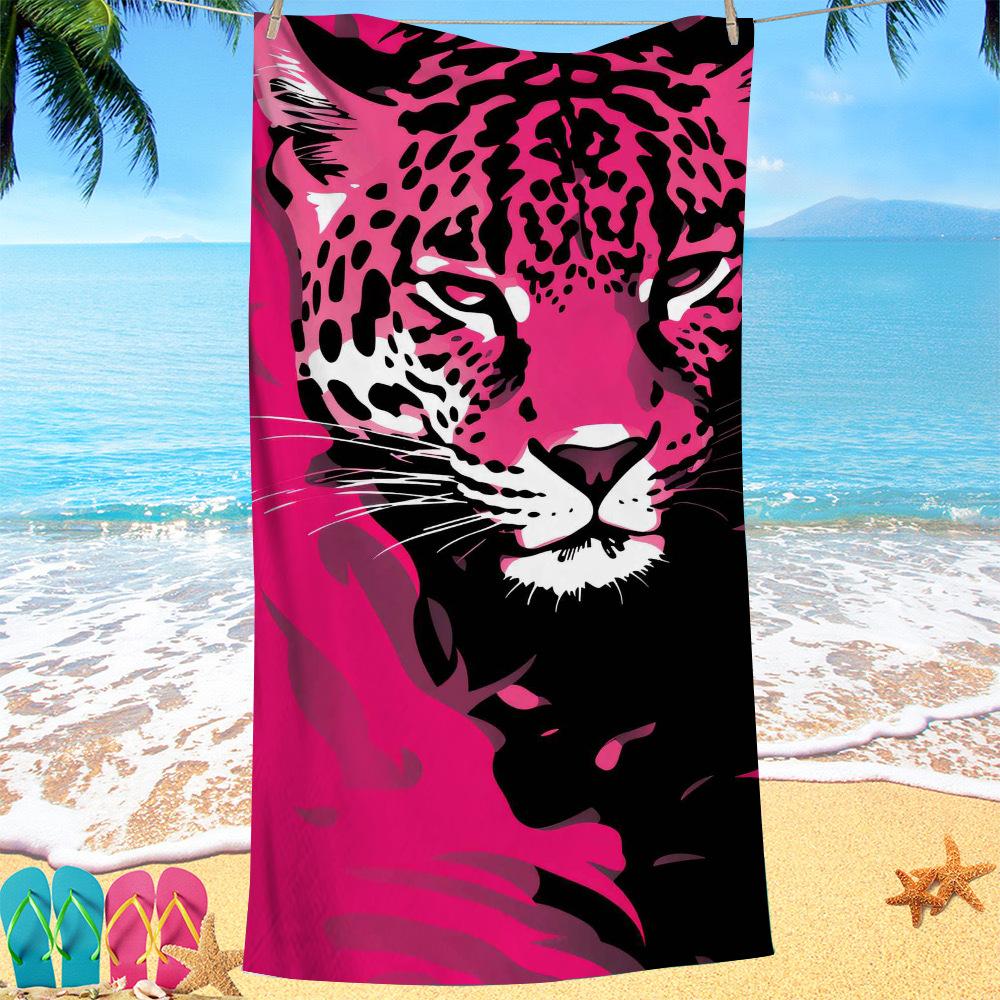 Cheetah Close-up Series digital-printed polyester Superfine fiber double-sided fleece Beach vacation bath towel, beach towel W30*H60(CM)
Cheetah Close-up Series digital-printed polyester Superfine fiber double-sided fleece Beach vacation bath towel, beach towel W30*H60(CM)