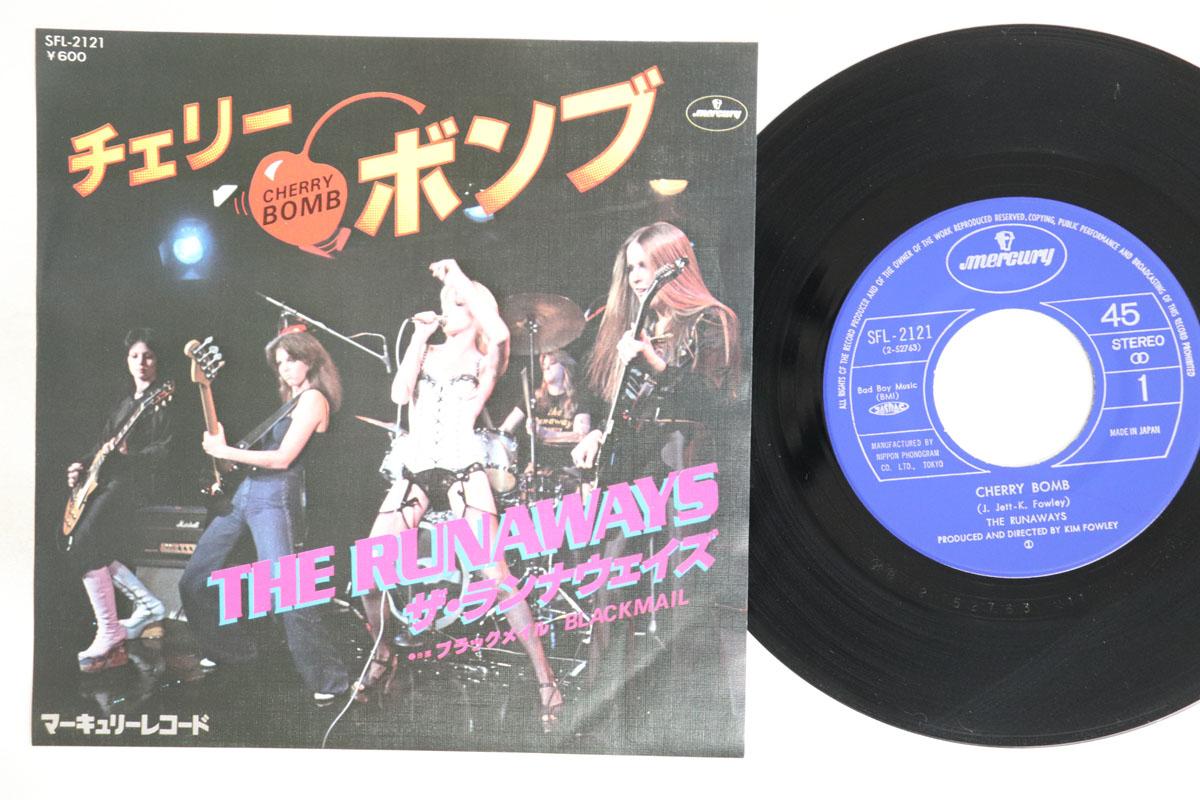 7inch Record RUNAWAYS Cherry Bomb Blackmail SFL2121 MERCURY 1977 Japan Rock Used
7inch Record RUNAWAYS Cherry Bomb Blackmail SFL2121 MERCURY 1977 Japan Rock Used