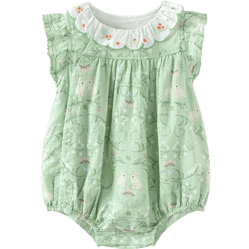minibala Bamboo Cotton Gauze Girls Petal Collar Romper 90cm
minibala Bamboo Cotton Gauze Girls Petal Collar Romper 90cm