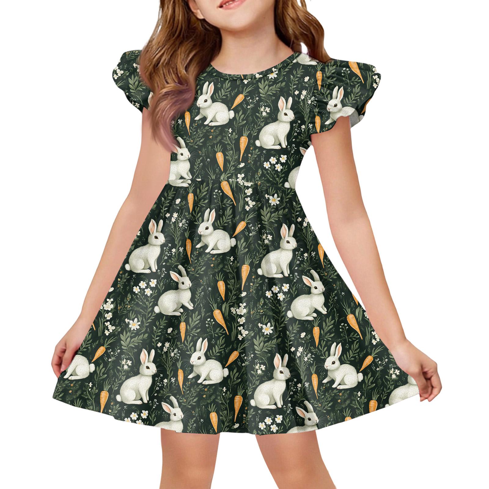 Girls Summer Princess Dress - A-Line T-Shirt Dress Easter Day 140
Girls Summer Princess Dress - A-Line T-Shirt Dress Easter Day 140