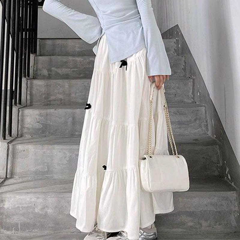 Женская осенняя новая однотонная повседневная юбка с бантом и эластичной талией One size белый
Женская осенняя новая однотонная повседневная юбка с бантом и эластичной талией One size белый