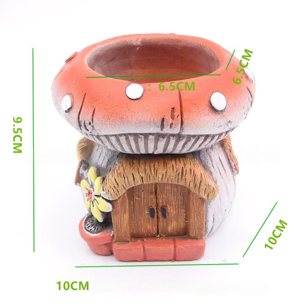 Original Mushroom Shape Cement Succulent Planter Mini Garden for Office Desk Home Decor Balcony Creative Gift for Plant Lovers 10x10x9.5cm
Original Mushroom Shape Cement Succulent Planter Mini Garden for Office Desk Home Decor Balcony Creative Gift for Plant Lovers 10x10x9.5cm