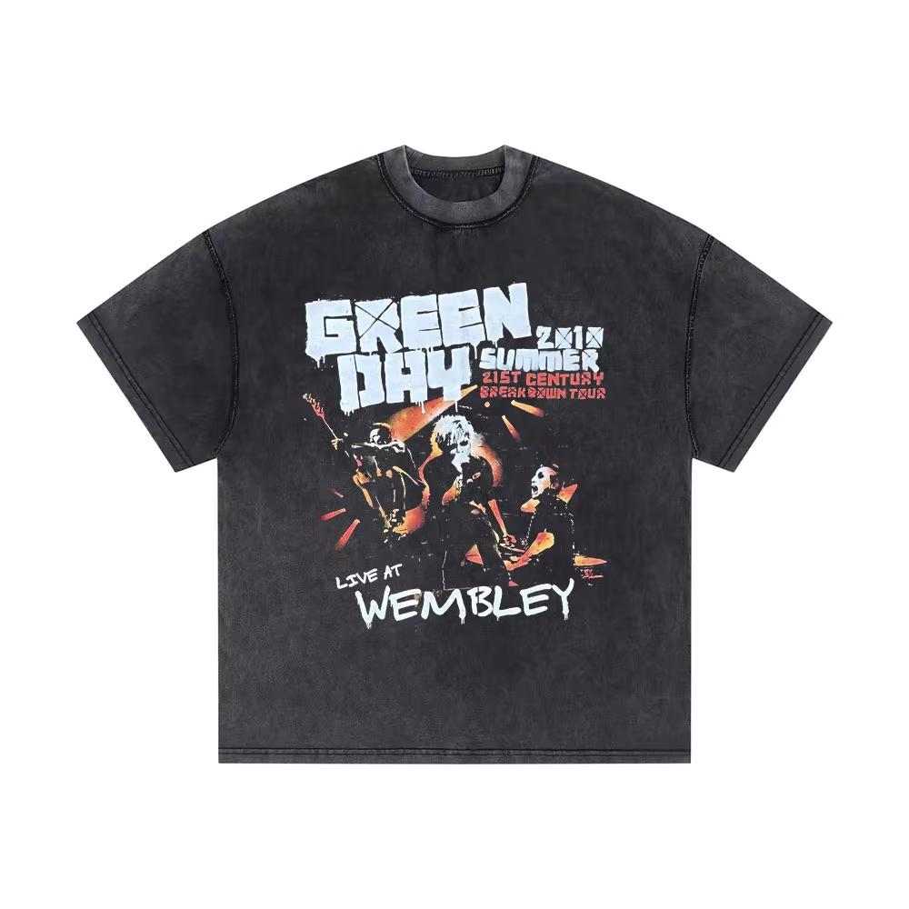 Washed Vintage Rare Punk Band Green Day World Tour T Shirts Men Women Gothic Rock Oversized Tshirt Male Cotton T-shirts 3XL
Washed Vintage Rare Punk Band Green Day World Tour T Shirts Men Women Gothic Rock Oversized Tshirt Male Cotton T-shirts 3XL