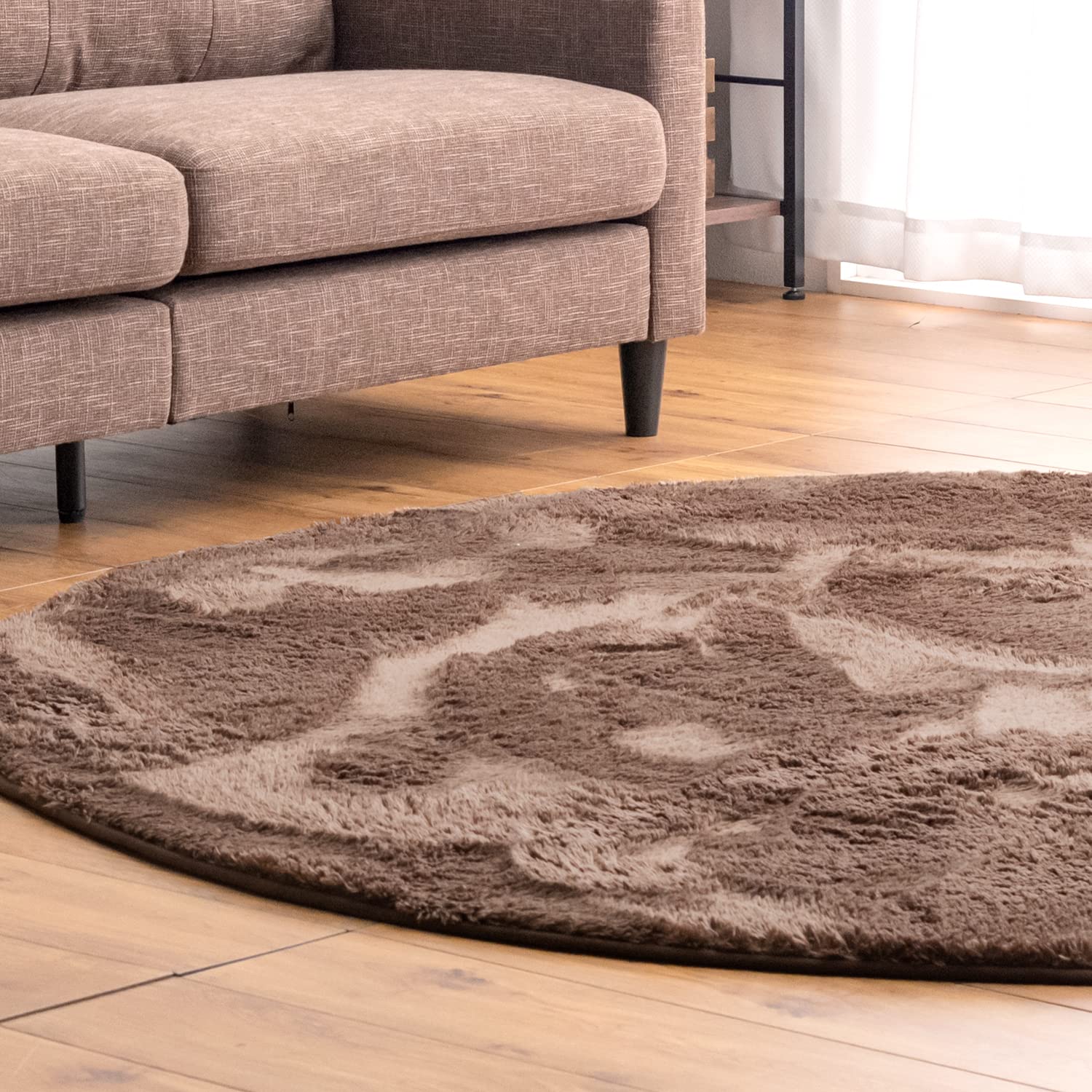 Tansu no Gen Круглый диаметр Hot Carpet Ворс Мокко Коричневый Ковер, Коврик, 140 см, Антиклещевой, Противоскользящий, Совместимый, Моющийся, 25 мм, 19510006(83573)
Tansu no Gen Круглый диаметр Hot Carpet Ворс Мокко Коричневый Ковер, Коврик, 140 см, Антиклещевой, Противоскользящий, Совместимый, Моющийся, 25 мм, 19510006(83573)