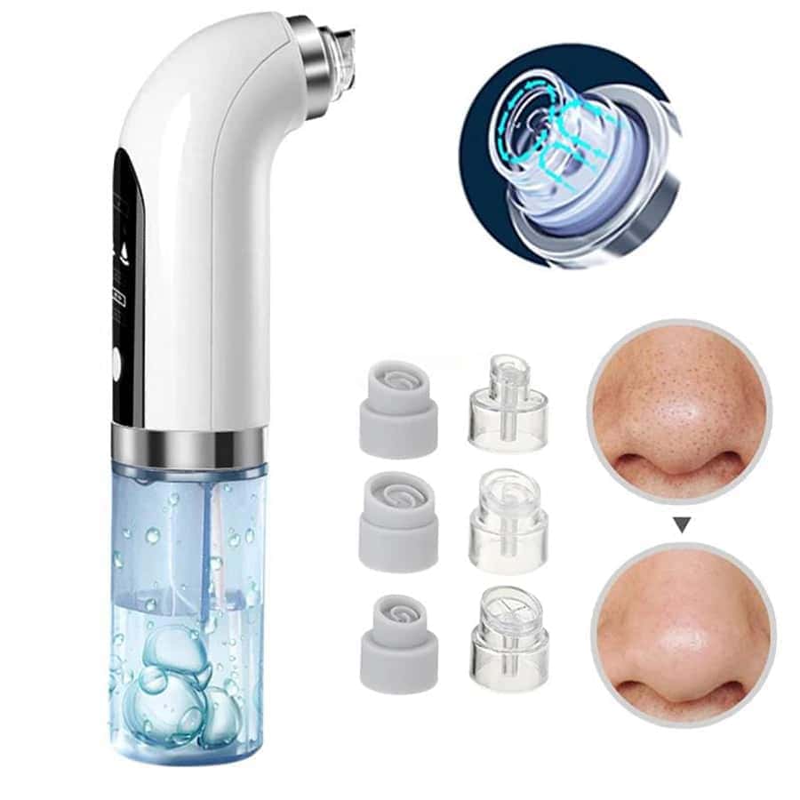 Face Beauty Вакуумний очищувач пор обличчя, Засіб для видалення чорних цяток, USB-зарядка, Інструмент для очищення обличчя з циркуляцією води білий
Face Beauty Вакуумний очищувач пор обличчя, Засіб для видалення чорних цяток, USB-зарядка, Інструмент для очищення обличчя з циркуляцією води білий