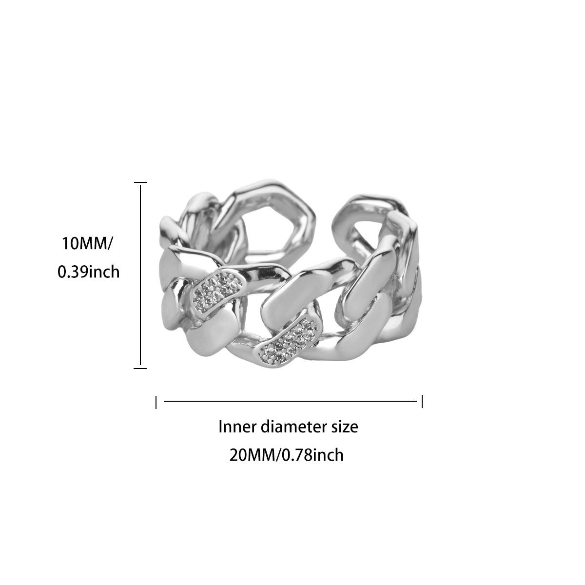 Stainless Steel Big Zircon Heart Rings Luxury Golden Anti Fading Open Ring for Women Wedding Jewelry Vacation Accessories Gifts Adjustable
Stainless Steel Big Zircon Heart Rings Luxury Golden Anti Fading Open Ring for Women Wedding Jewelry Vacation Accessories Gifts Adjustable
