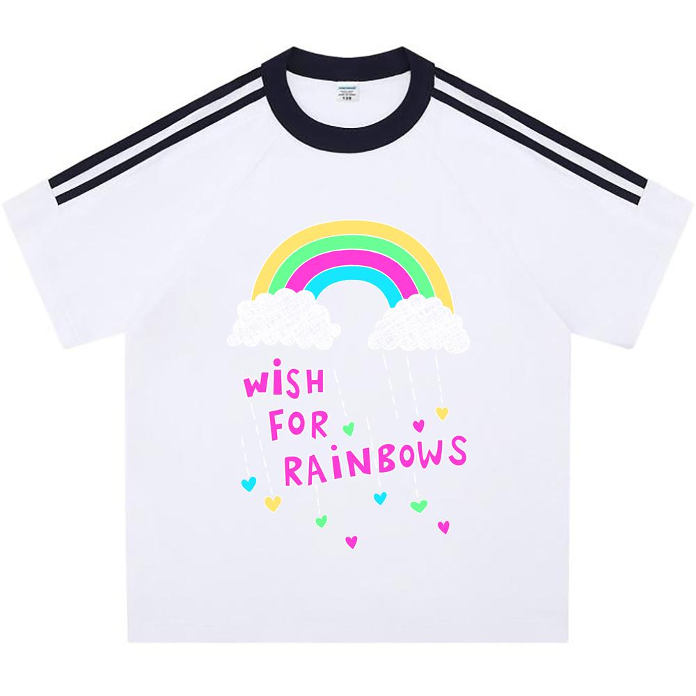 Kids 100% Cotton T-shirts Boys And Girls 200 GSM Cotton Tees cute rainbow Cartoon Print Child Tshirts 150 білий
Kids 100% Cotton T-shirts Boys And Girls 200 GSM Cotton Tees cute rainbow Cartoon Print Child Tshirts 150 білий