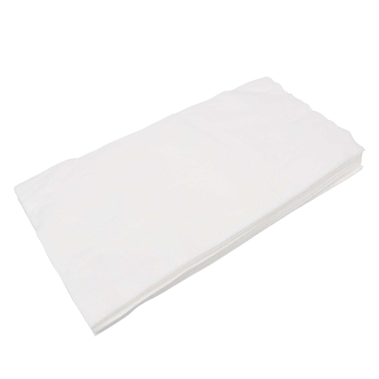 100 шт. Одноразовые полотенца для волос, Сильное водопоглощение, Жемчужная текстура, Мягкие полотенца из хлопка и древесной целлюлозы