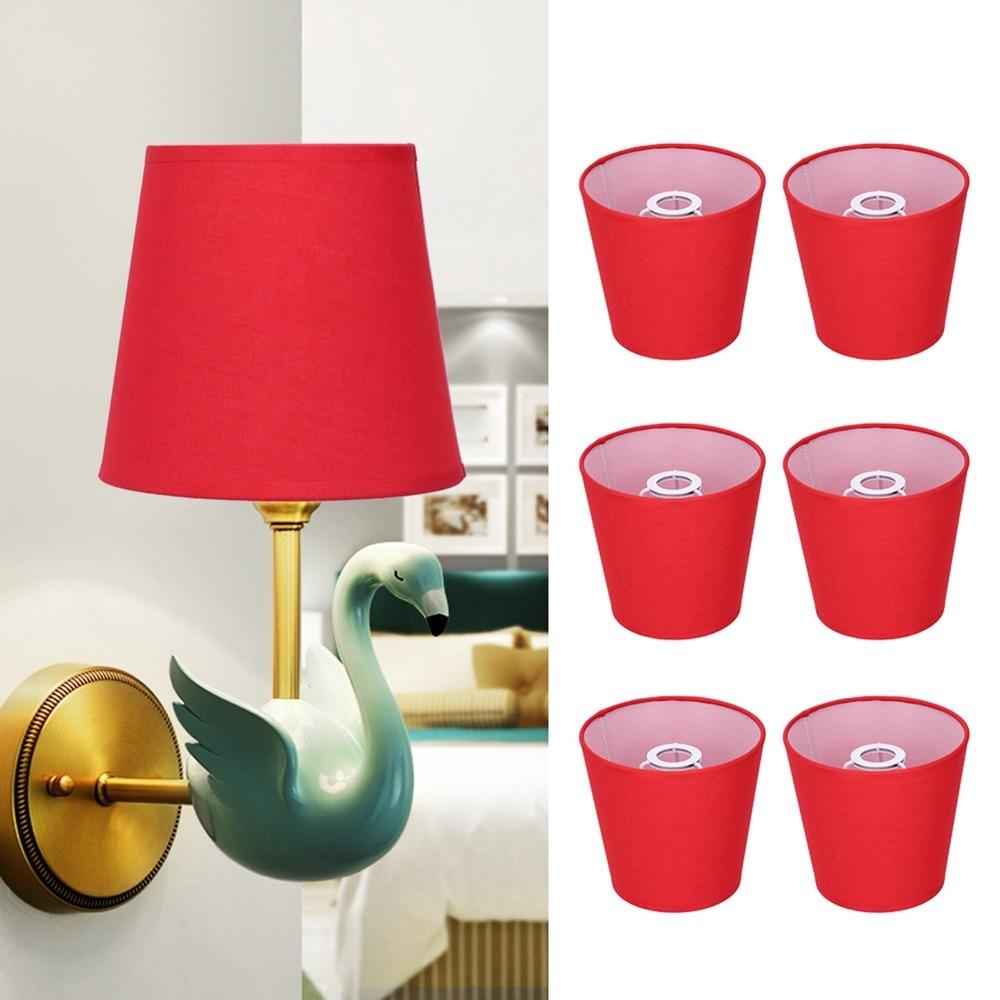 6PCS Barrel Shape Wall Light Chandelier Fabric Light Fixture Pendant Lamp Shade Home Decoration червоний
6PCS Barrel Shape Wall Light Chandelier Fabric Light Fixture Pendant Lamp Shade Home Decoration червоний
