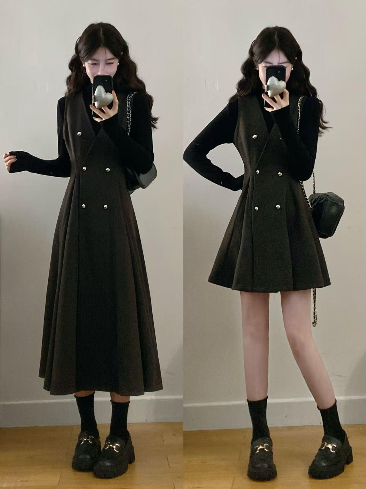 Plus Size Women s Slimming Two-Piece Set: Elegant Vest & Long Sleeve Base Layer for Autumn/Winter L
Plus Size Women s Slimming Two-Piece Set: Elegant Vest & Long Sleeve Base Layer for Autumn/Winter L
