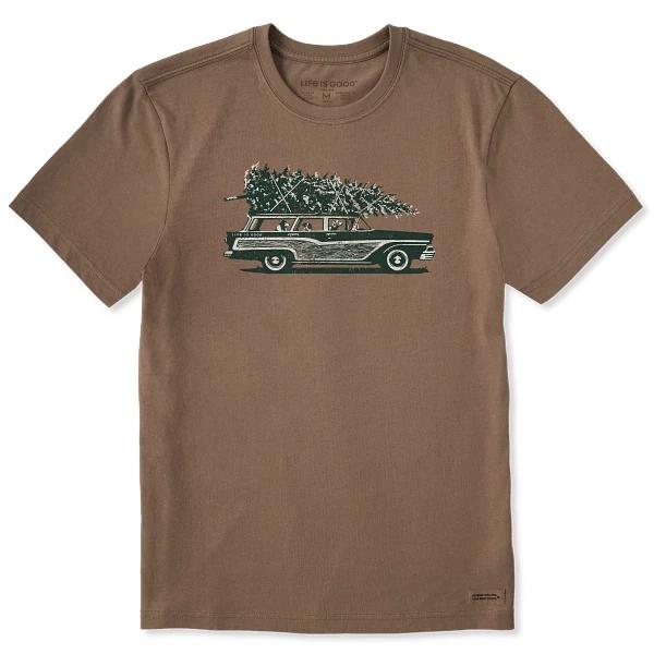 Life is Good. Men s Photo Christmas Tree Wagon Short Sleeve Crusher Tee L
Life is Good. Men s Photo Christmas Tree Wagon Short Sleeve Crusher Tee L