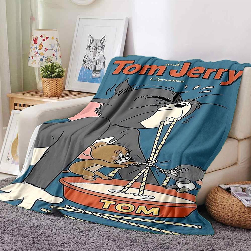 1pc Tom Jerry Soft Warm Throw for Home, Office, Trave, All-Season Cozy Bedding Gift, Office Cozy Accessory 1191 80cmx120cm(31inx47in)
1pc Tom Jerry Soft Warm Throw for Home, Office, Trave, All-Season Cozy Bedding Gift, Office Cozy Accessory 1191 80cmx120cm(31inx47in)