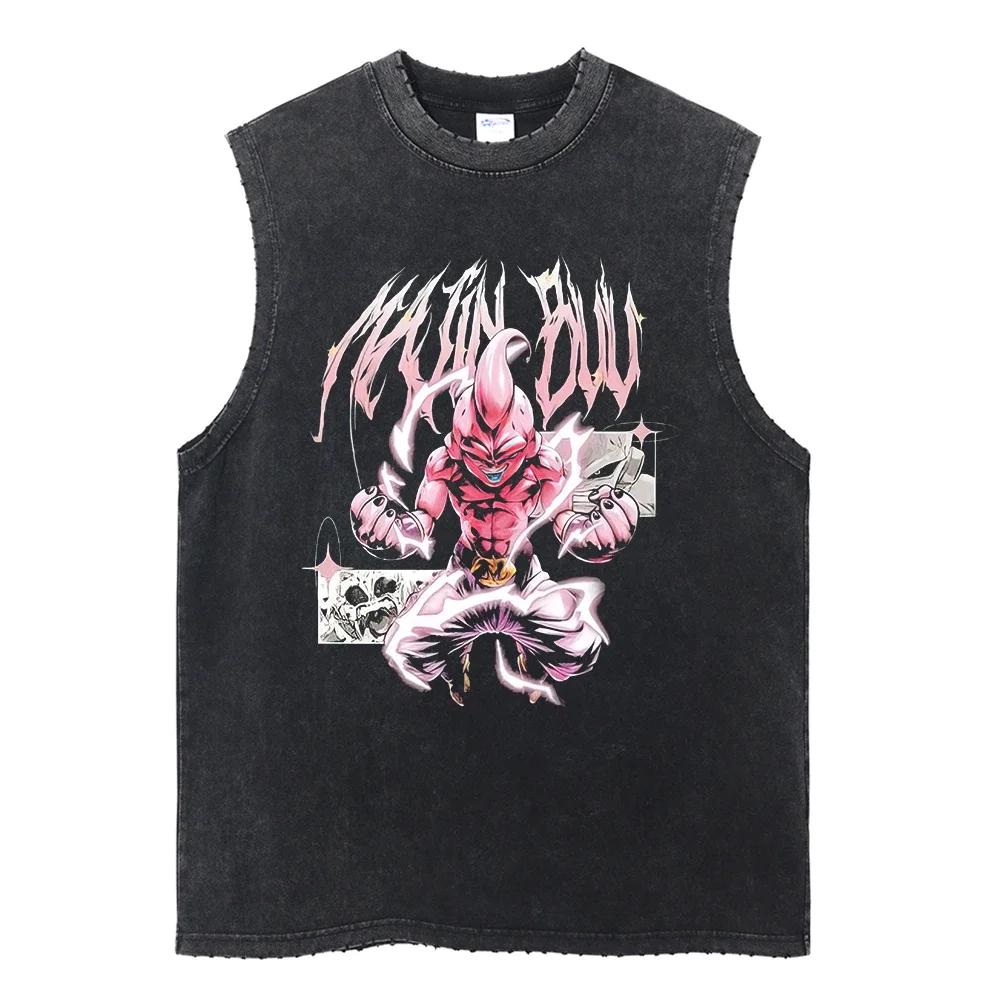 Summer Men Fashion Washed Sleeveless Tshirts Dragon Ball Print Casual Vests Streetwear Harajuku Cotton Tank Tops 3XL
Summer Men Fashion Washed Sleeveless Tshirts Dragon Ball Print Casual Vests Streetwear Harajuku Cotton Tank Tops 3XL