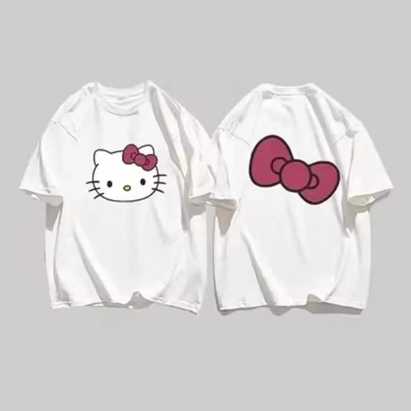 2026 новая футболка Hello Kitty из мягкого хлопка с коротким рукавом и круглым вырезом, милый принт, легкий летний топ для женщин, повседневная одежда S
2026 новая футболка Hello Kitty из мягкого хлопка с коротким рукавом и круглым вырезом, милый принт, легкий летний топ для женщин, повседневная одежда S